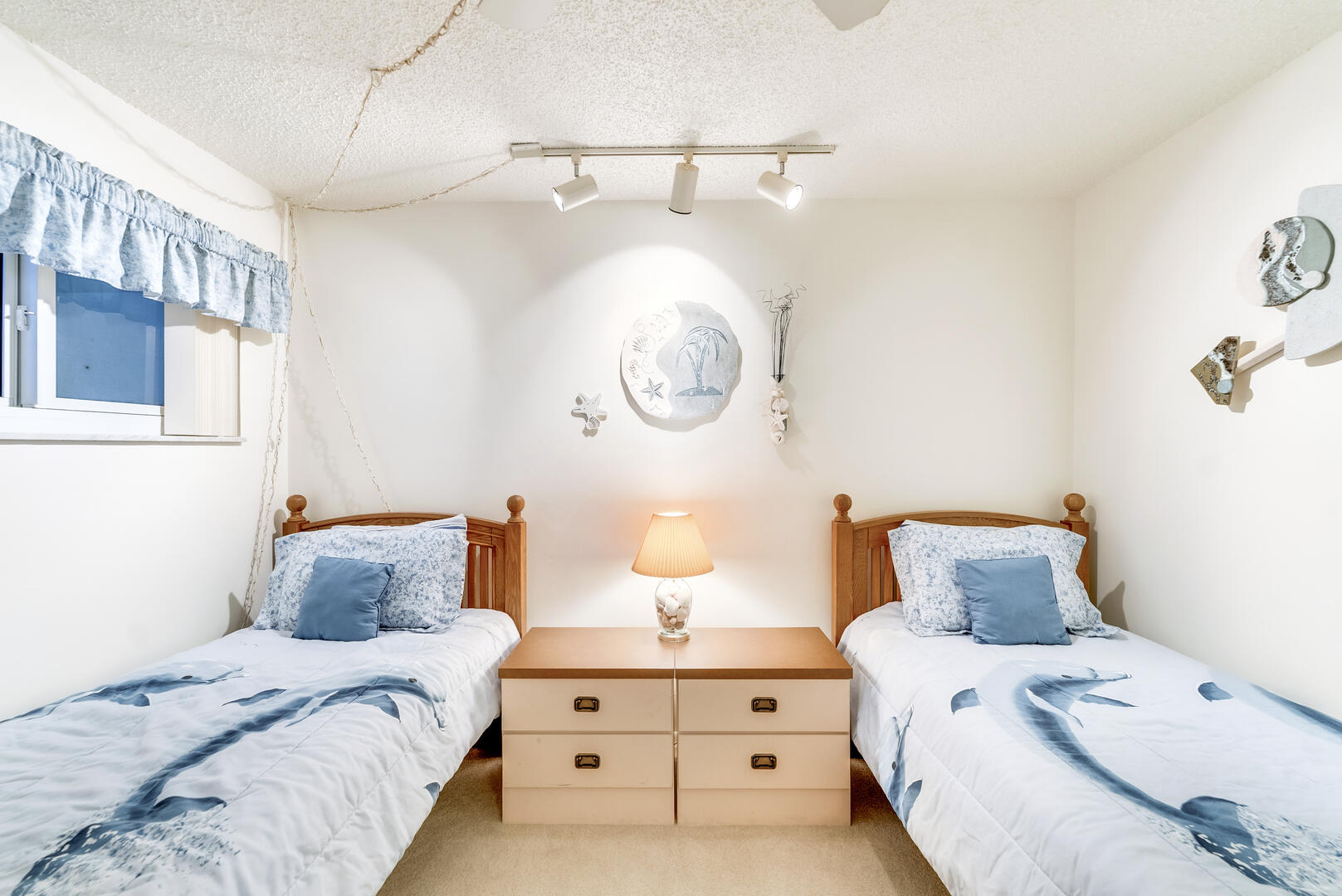 Two Twin Beds in the Guest Bedroom