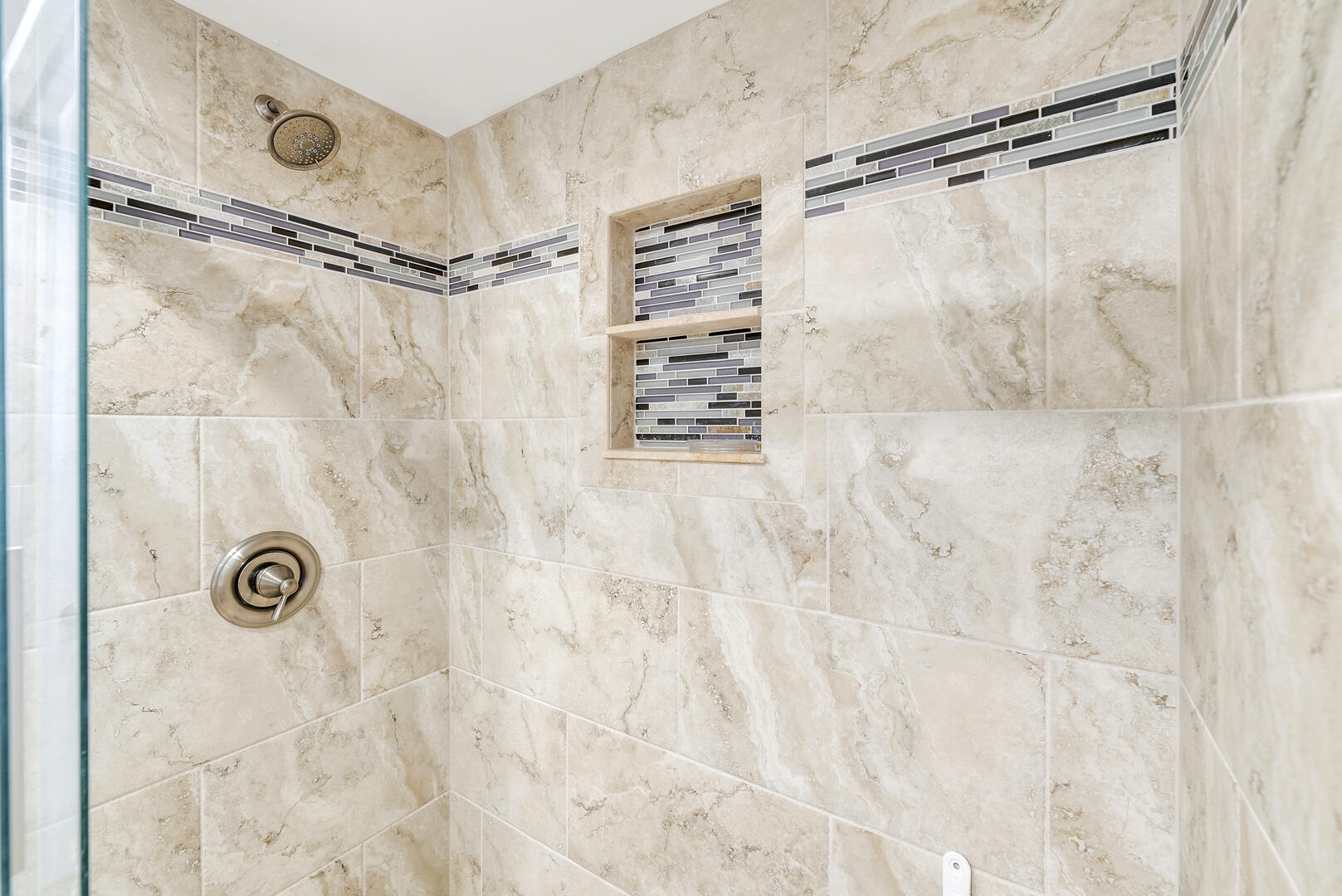 New Tiled Walk In Shower