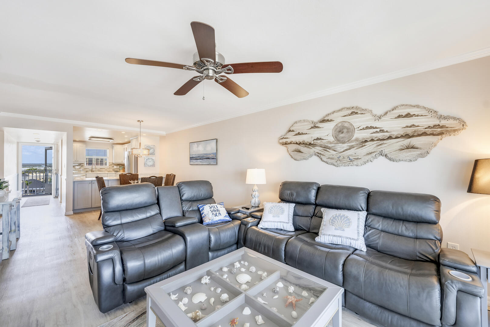 Comfy Reclining furniture in the Living Room
