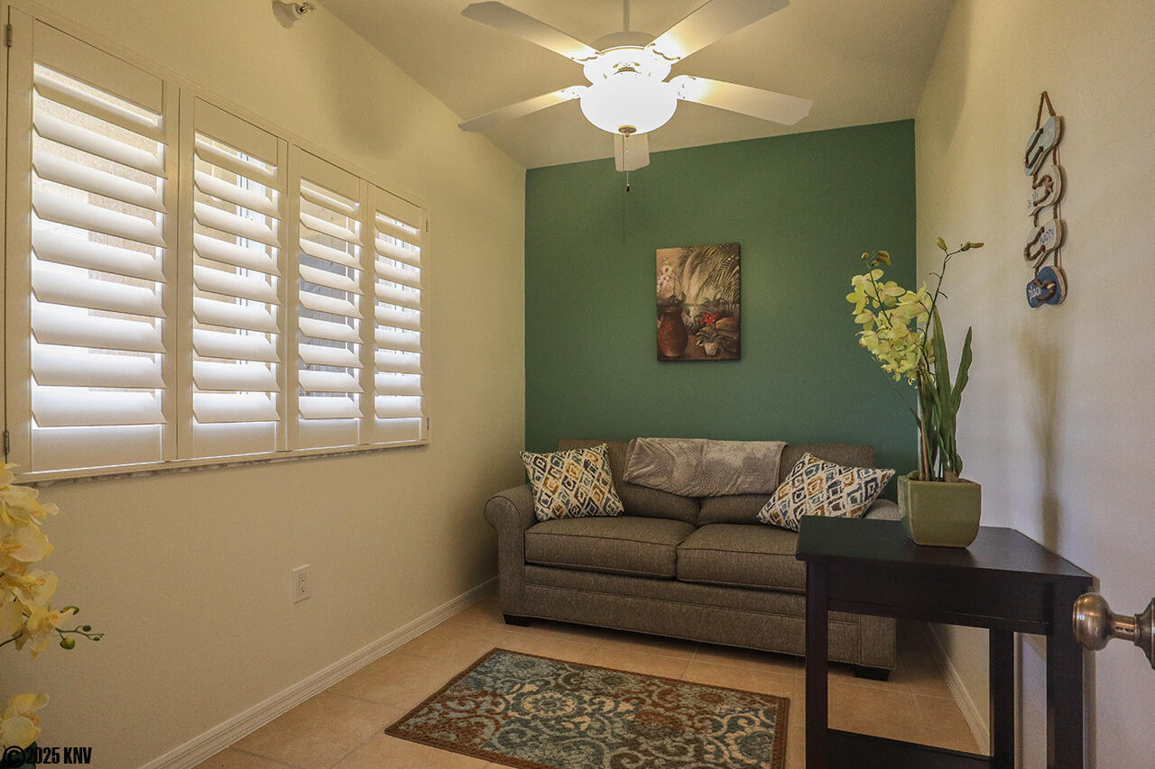 Den offers a sleeper sofa