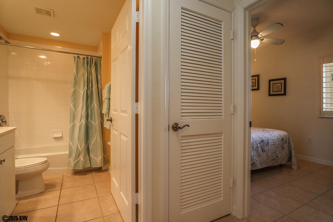 Guest Bath is right next door to the Guest Bedroom