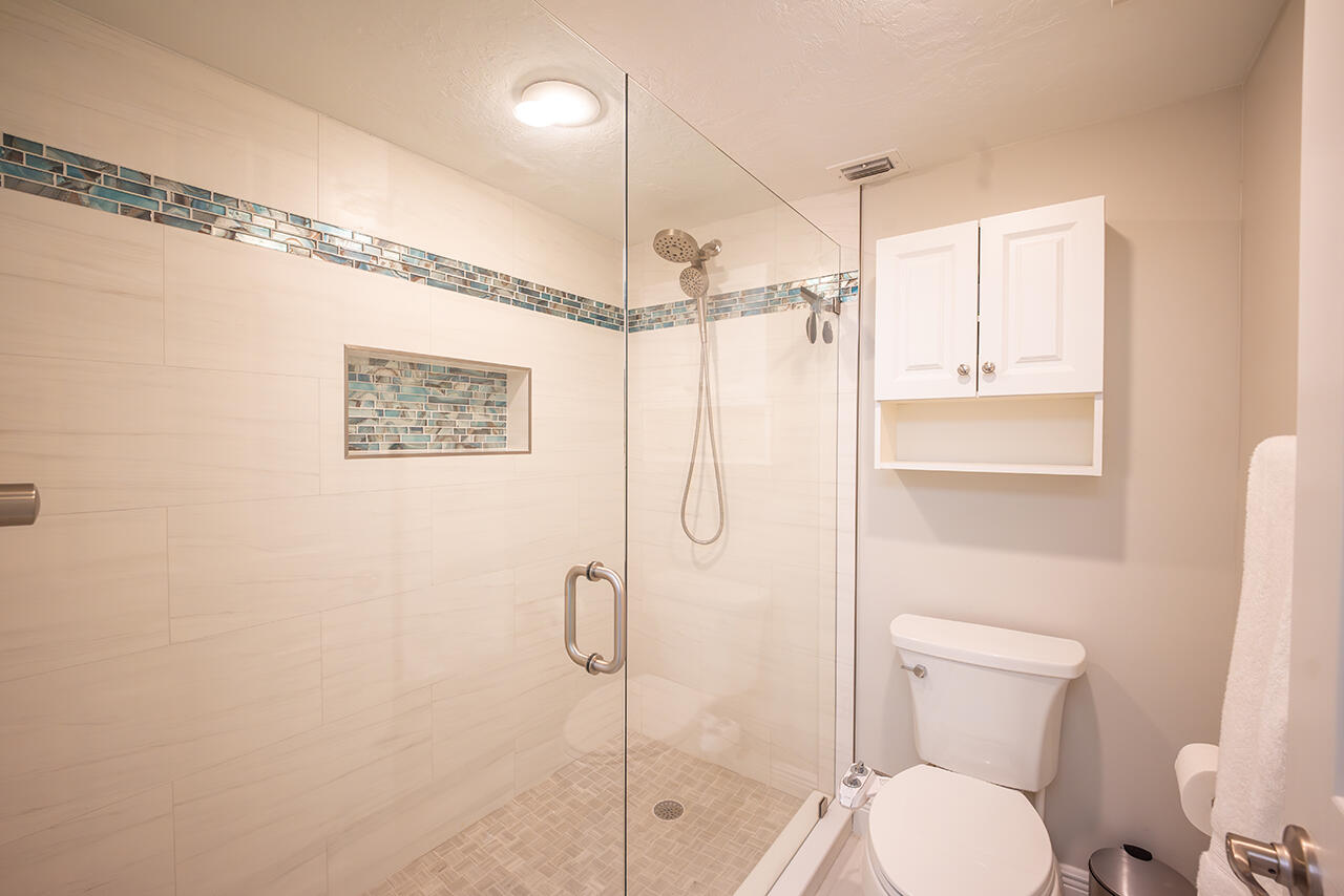 Master Bath has a Walk In Shower