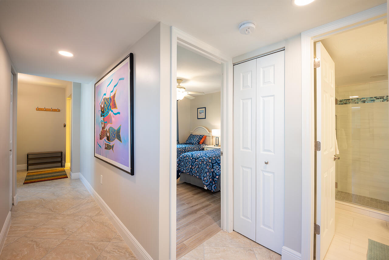 Guest Bedroom is right next door to the Guest Bath