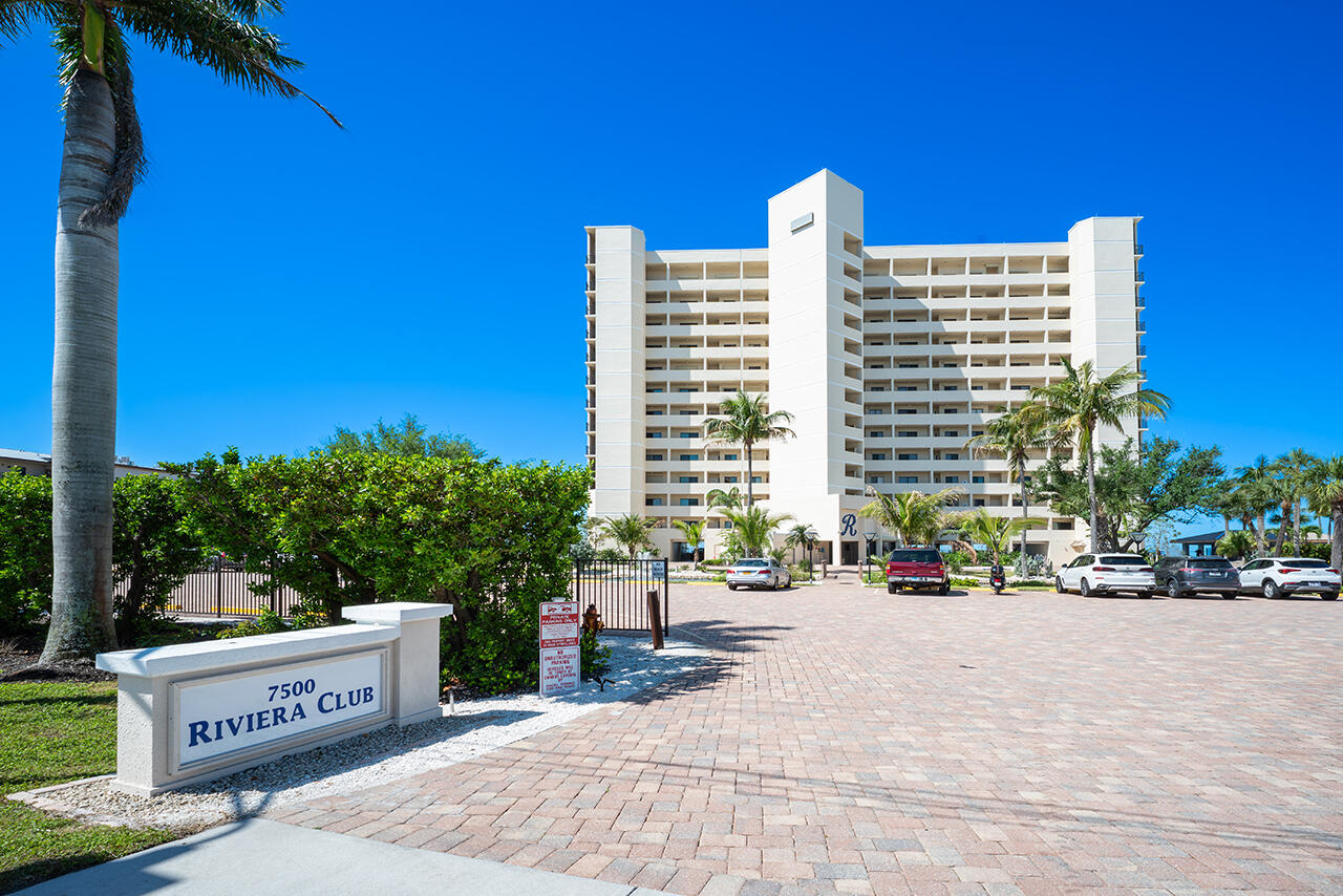 The Riviera Club Beachfront Condos sit on Fort Myers Beach perfectly located to enjoy the sunshine! Seas the day!