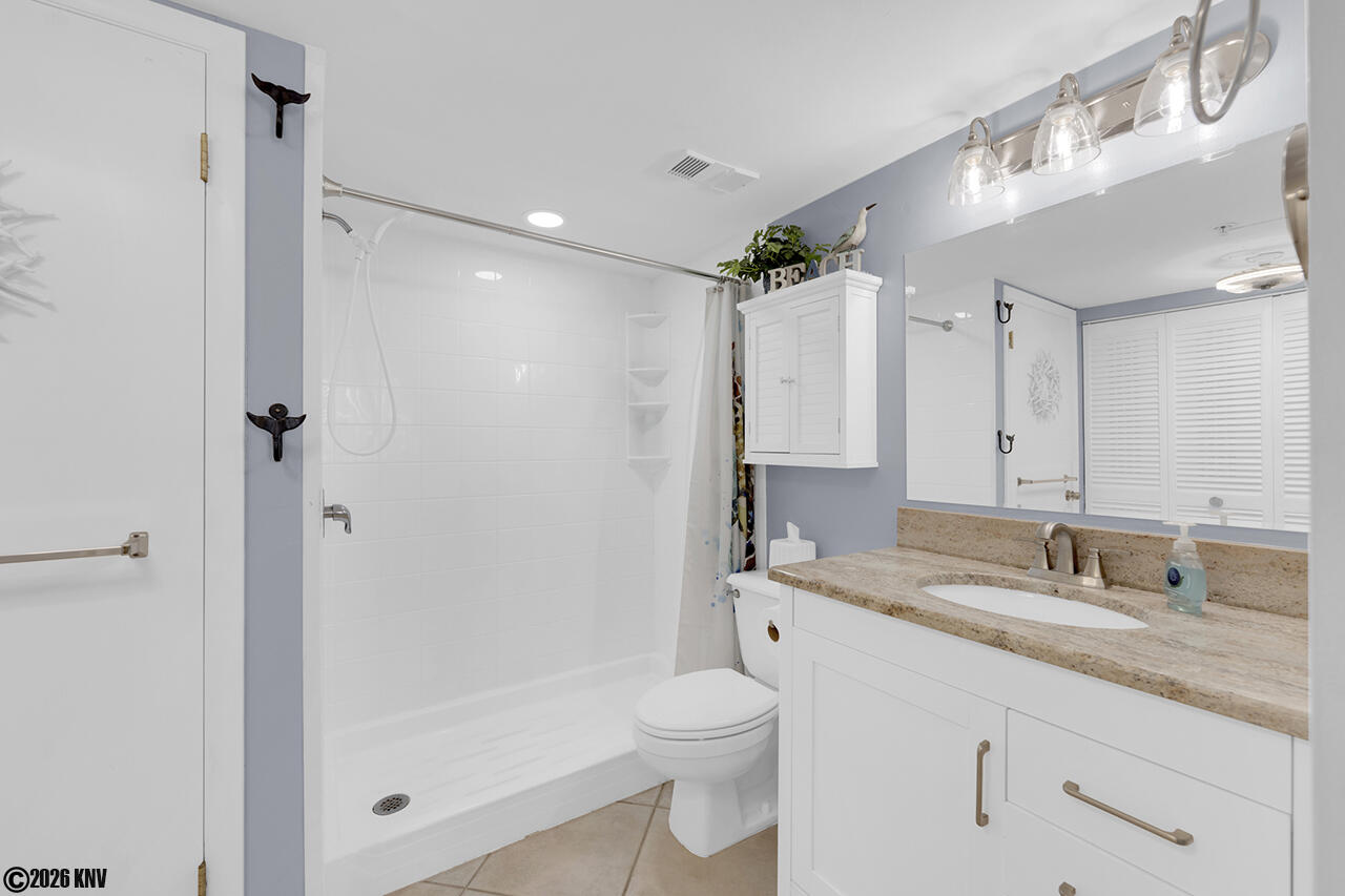 Full Bath has a Walk In Shower