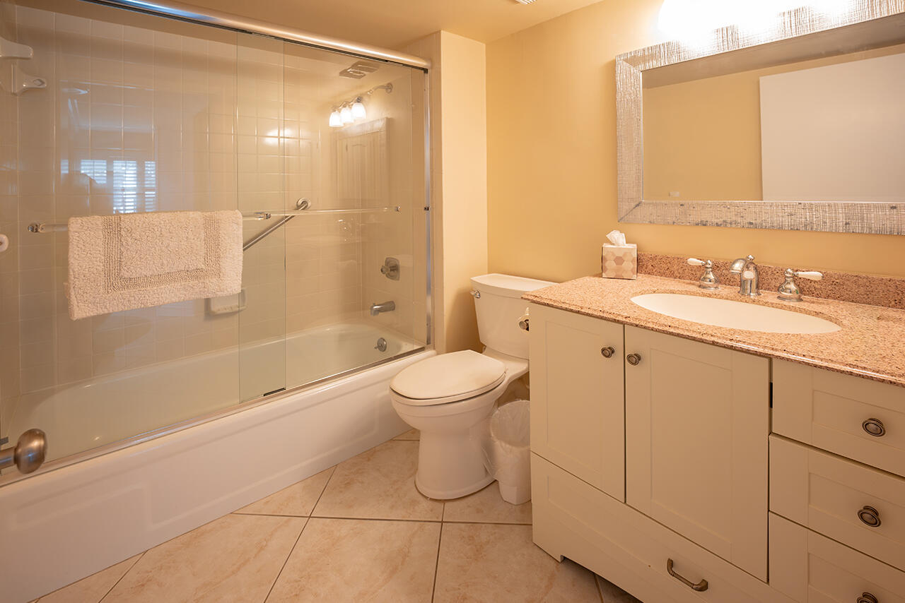 Guest Bath is right next door to the Guest Bedroom
