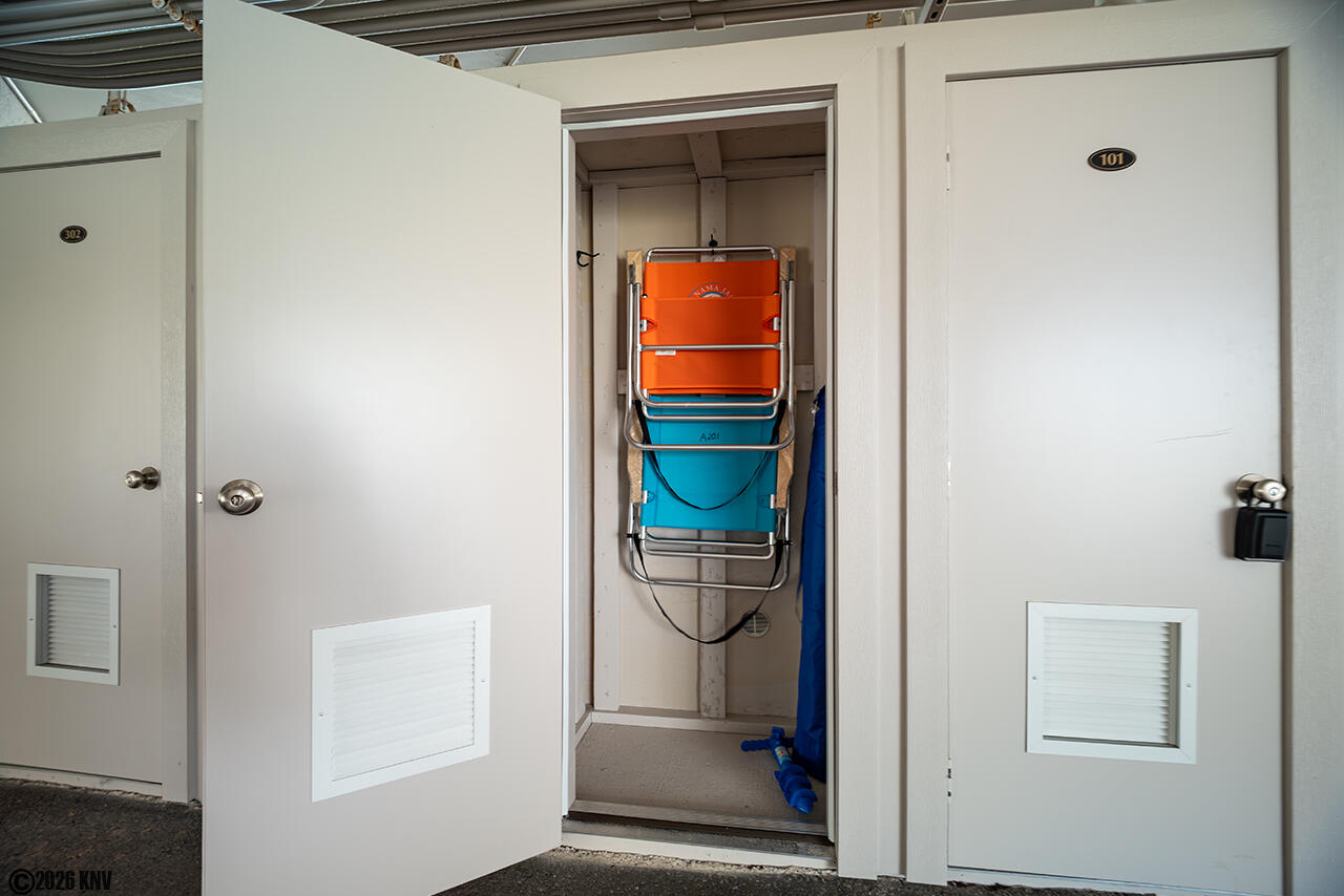 Dolphin Way A-201's Locker with Beach supplies