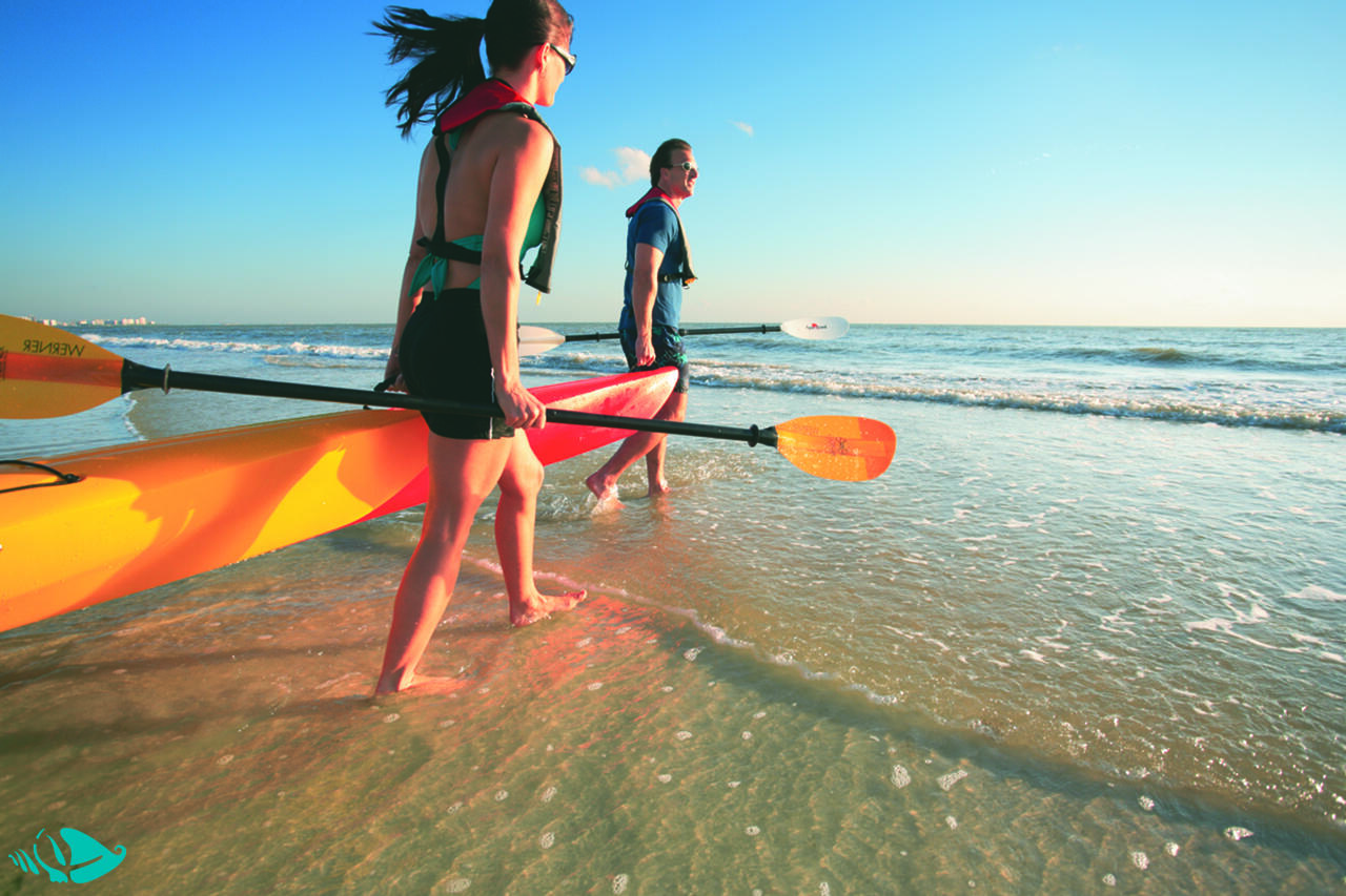 Explore the Great Calusa Blueway - a nearly 200-mile marked canoe and kayak trail that meanders through the coastal back bay waters and inland tributaries.
