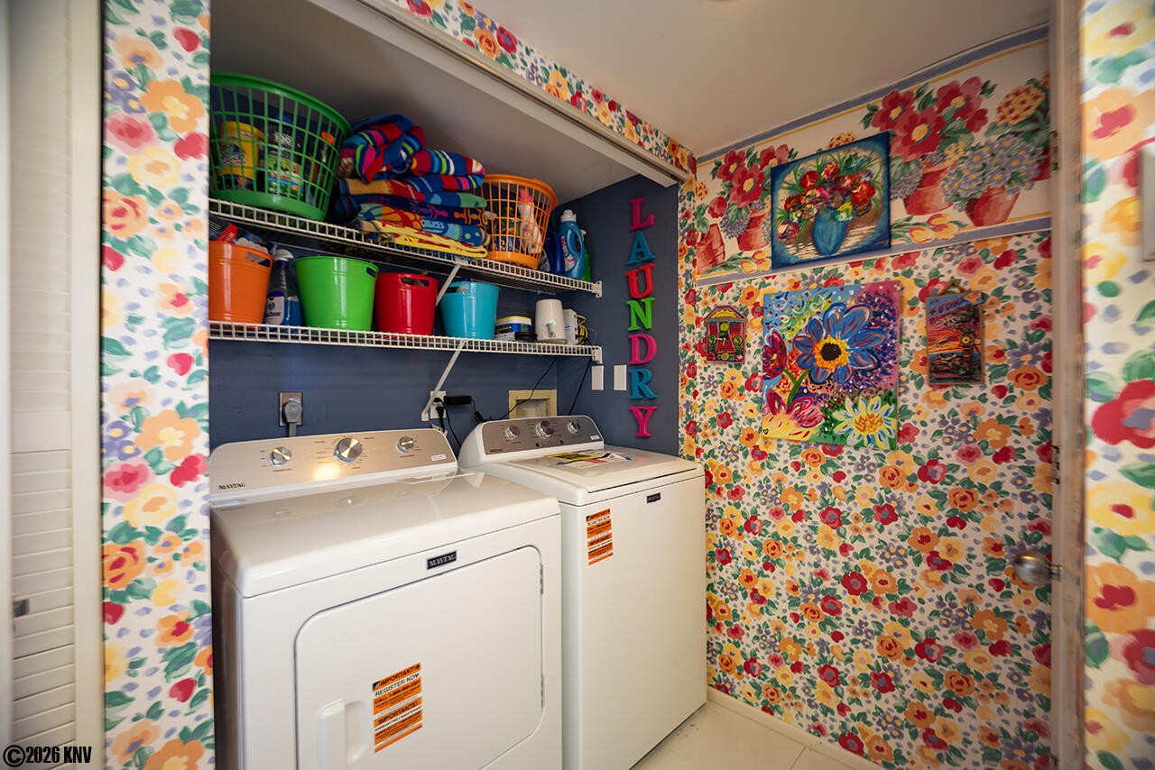 Full Sized Washer and Dryer in the unit so no going home with dirty clothes