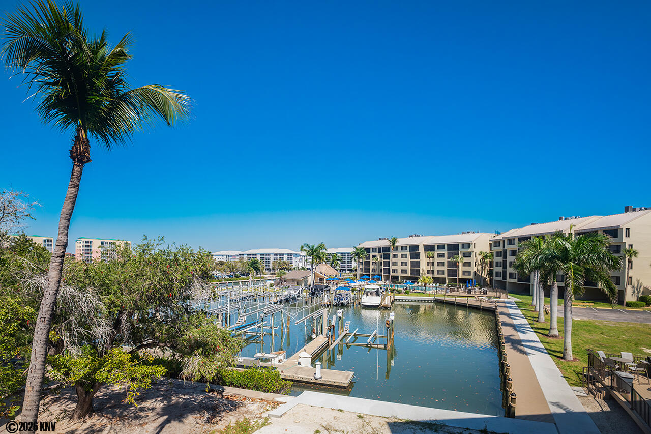 Santa Maria Harbour amenities by the water.