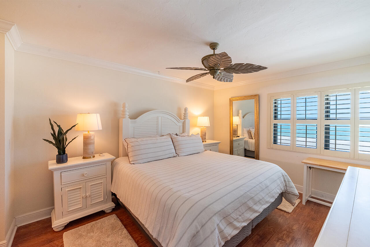 Comfortable Bed welcomes you after a full day at the beach!