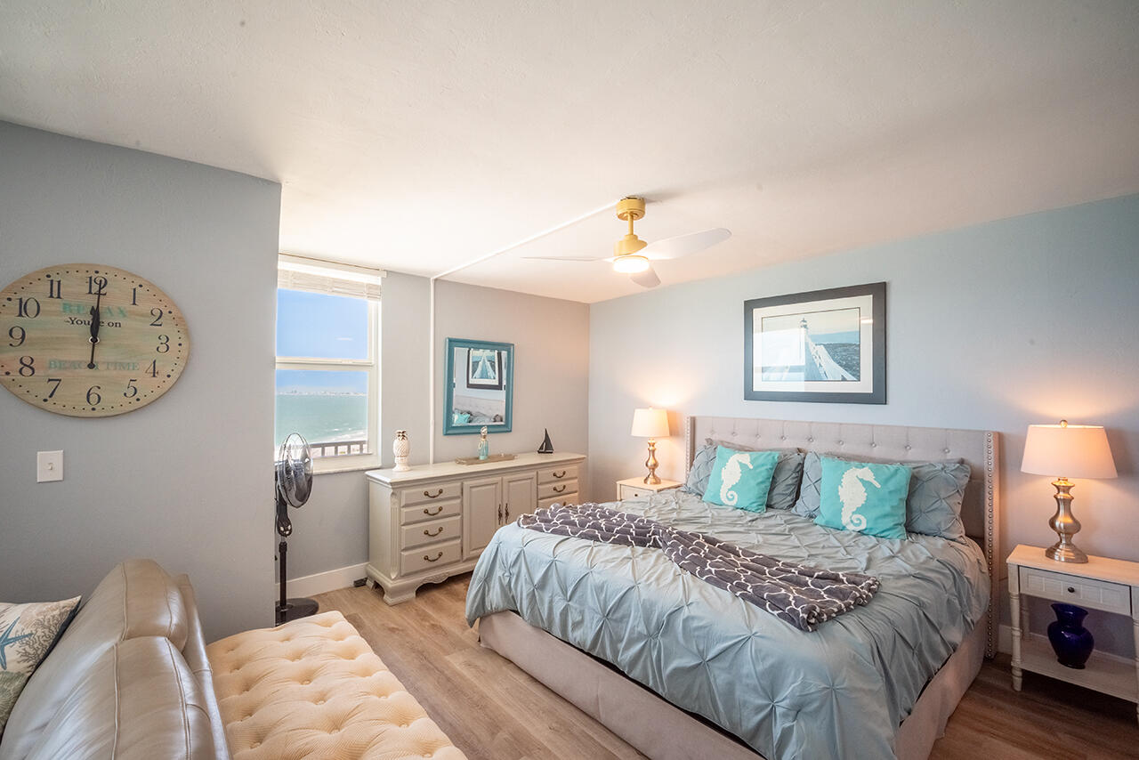 King Sized Bed welcomes you after a day at the beach