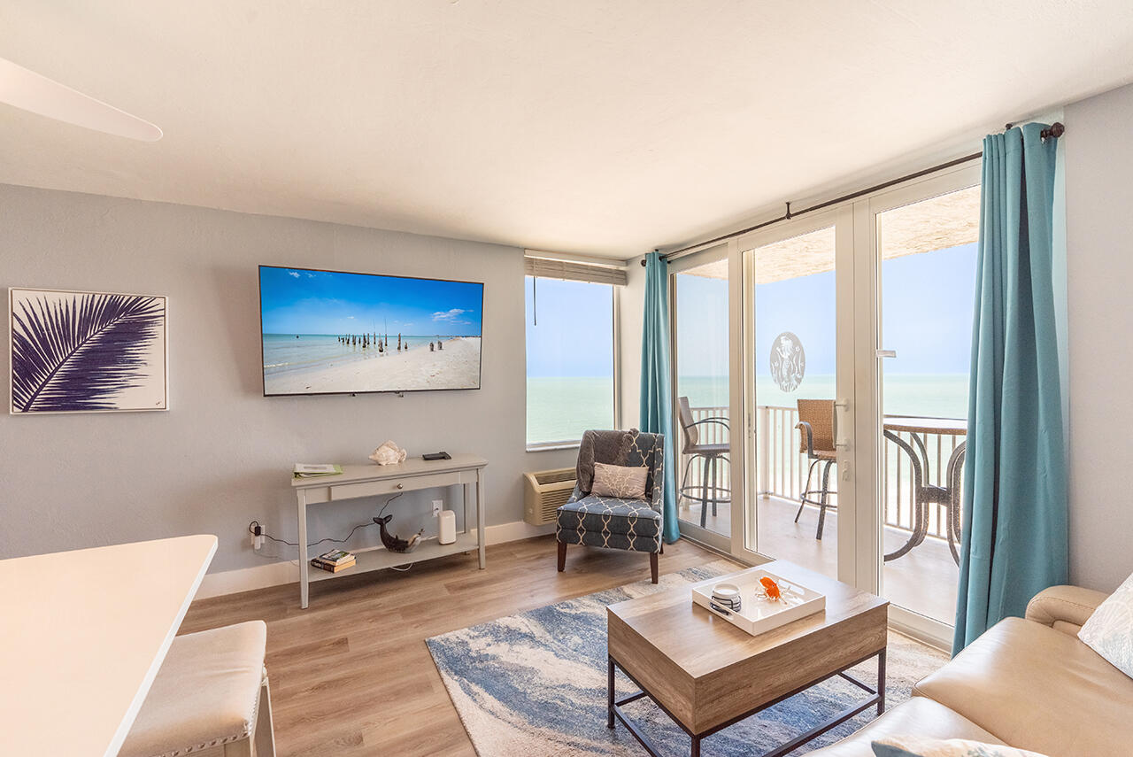 Air Conditioned, sun filled rooms are your vacation headquarters. Welcome to the Island Life at Estero Beach & Tennis Club 1104B