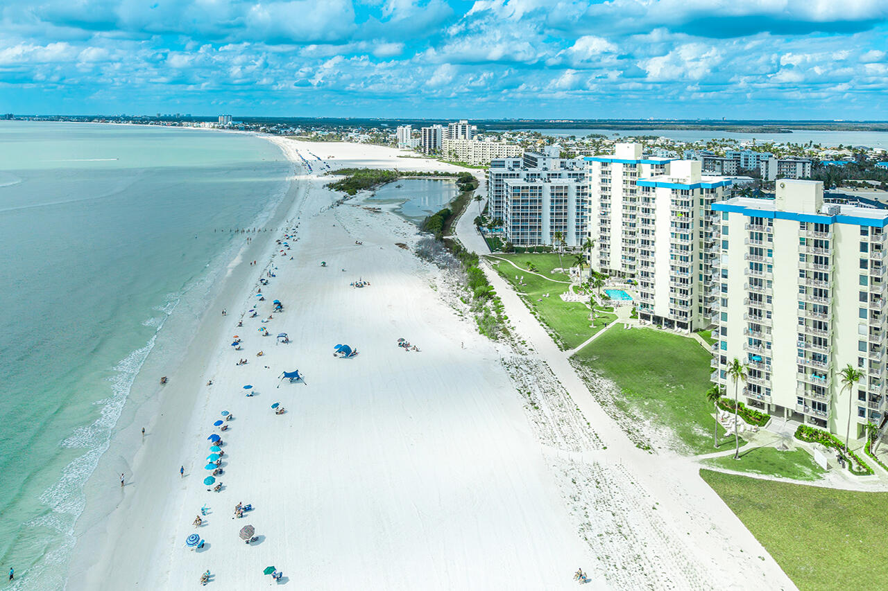 Seven miles of sugar white sand and turquoise blue Gulf waters