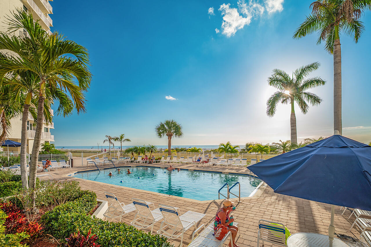 Estero Beach and Tennis Club's Pool and Sundeck