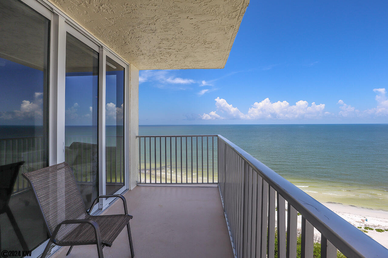 Private Balcony at Estero Beach And Tennis Club 1106A
