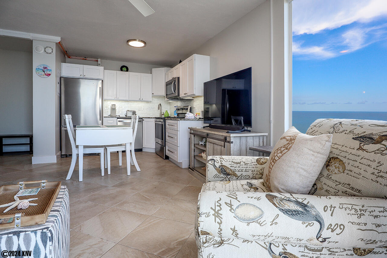 Large Windows bring in lots of light and offer great views