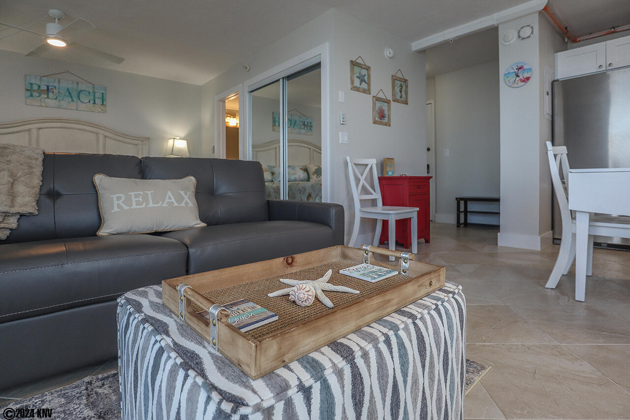 Designer touches of coastal decor throughout
