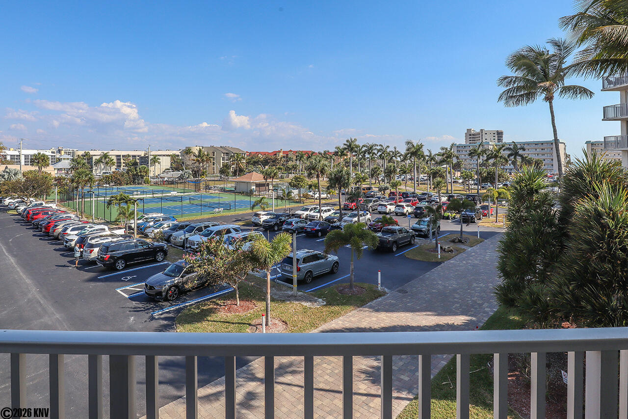 Balcony's Tennis Court View