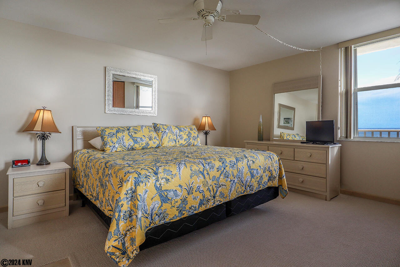 King Sized Bed awaits you after a full day at the Beach