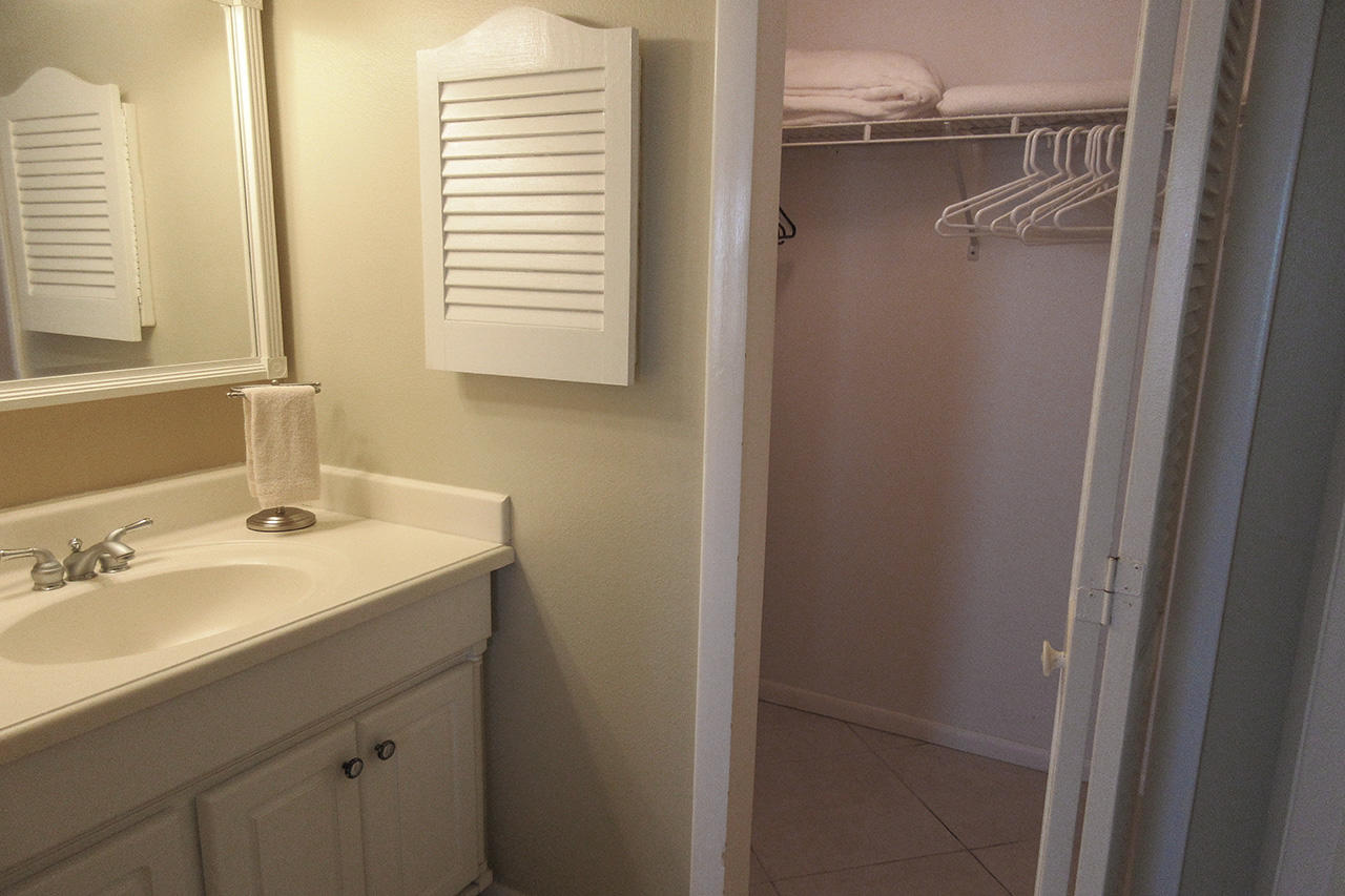 Master Bath with walk in closet