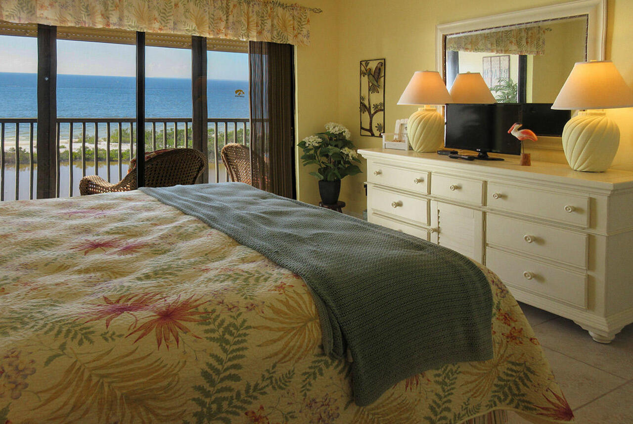 Terra Mar 903 Master Bedroom has its own TV