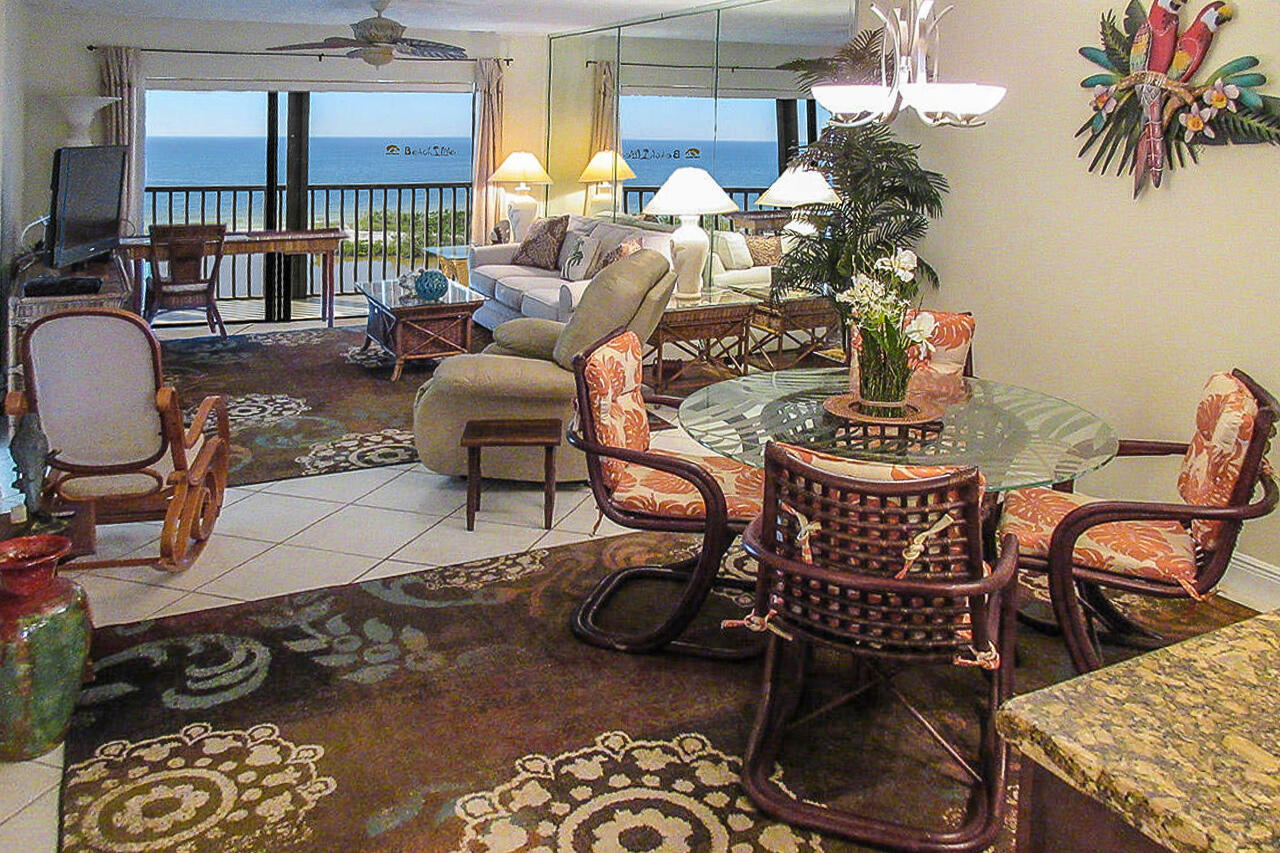 Terra Mar 903 is a 2 bedroom, 2 bath 9th floor beachfront condo