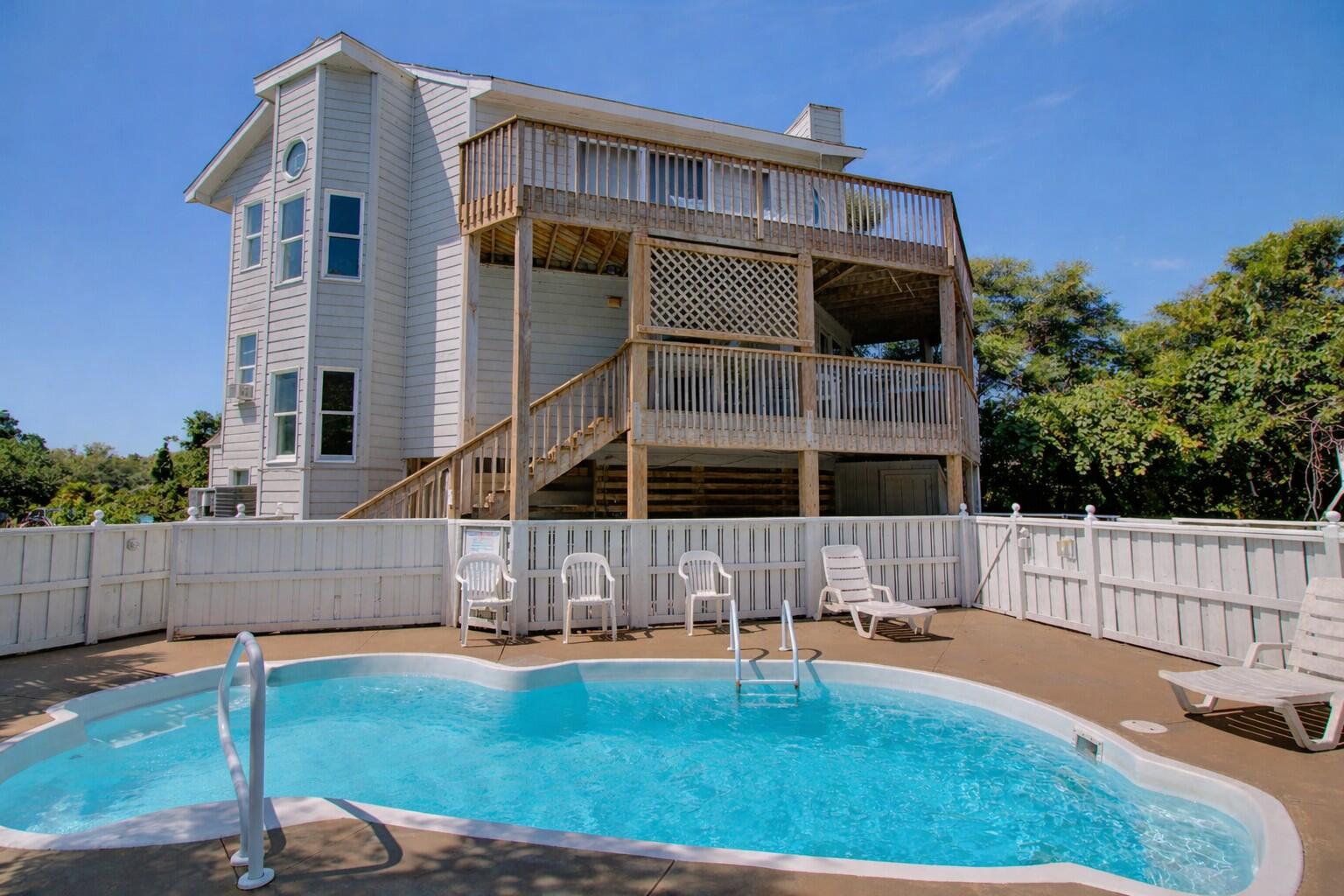 Do Duck Inn 4 Bedroom House at Poteskeet in Duck