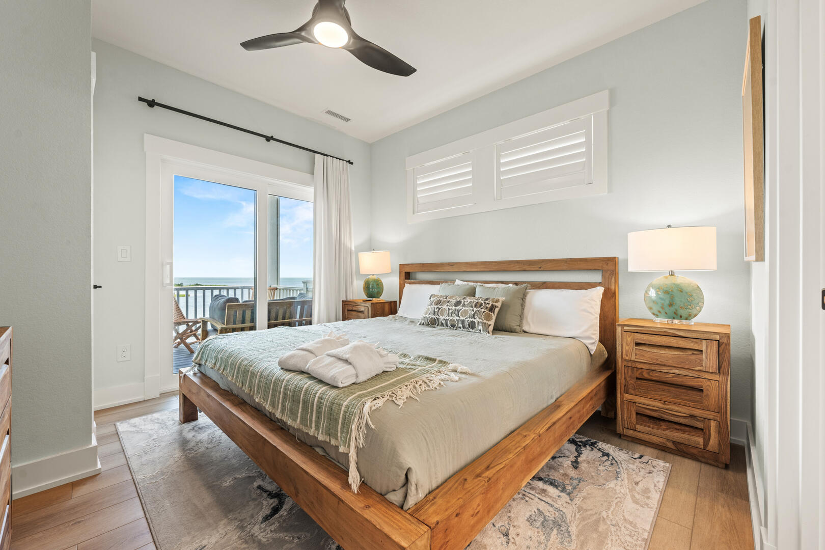 King En Suite with Balcony Access and Sound Views on Third Level