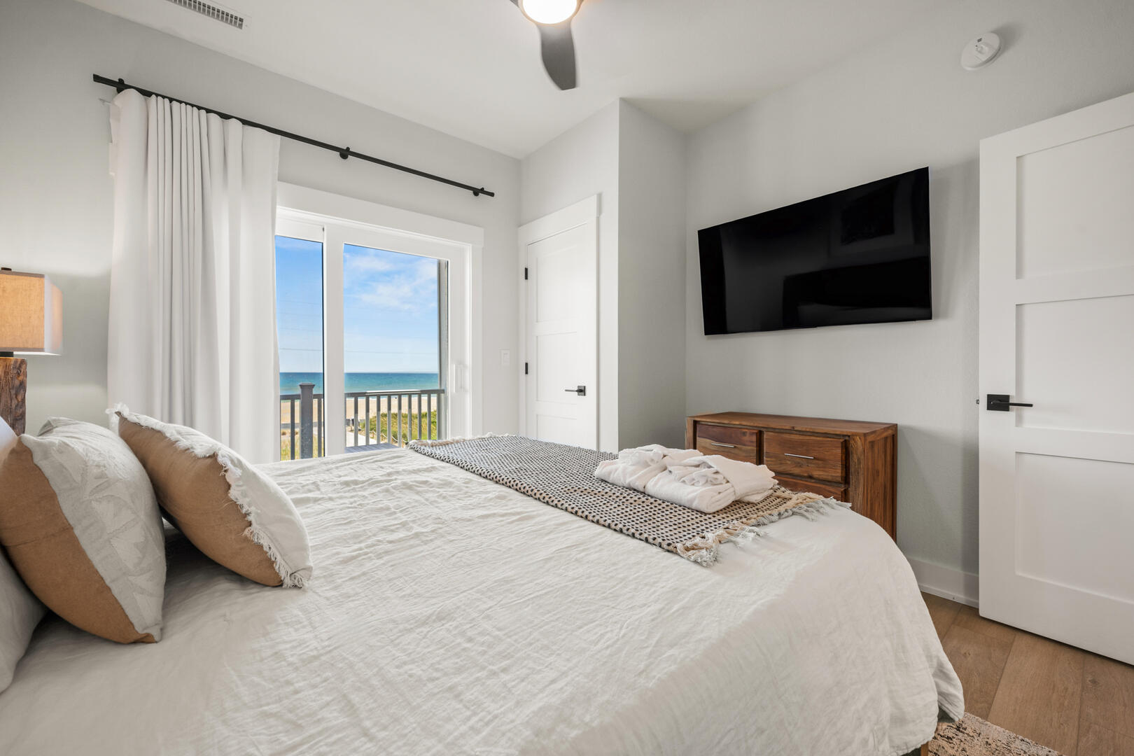 King En Suite with Private Balcony and Ocean Views on Third Level