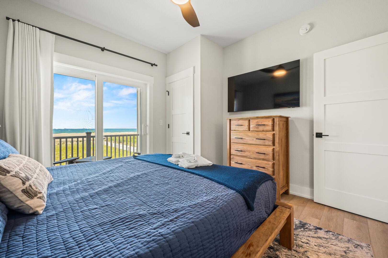 King En Suite with Private Balcony and Ocean Views on Second Level