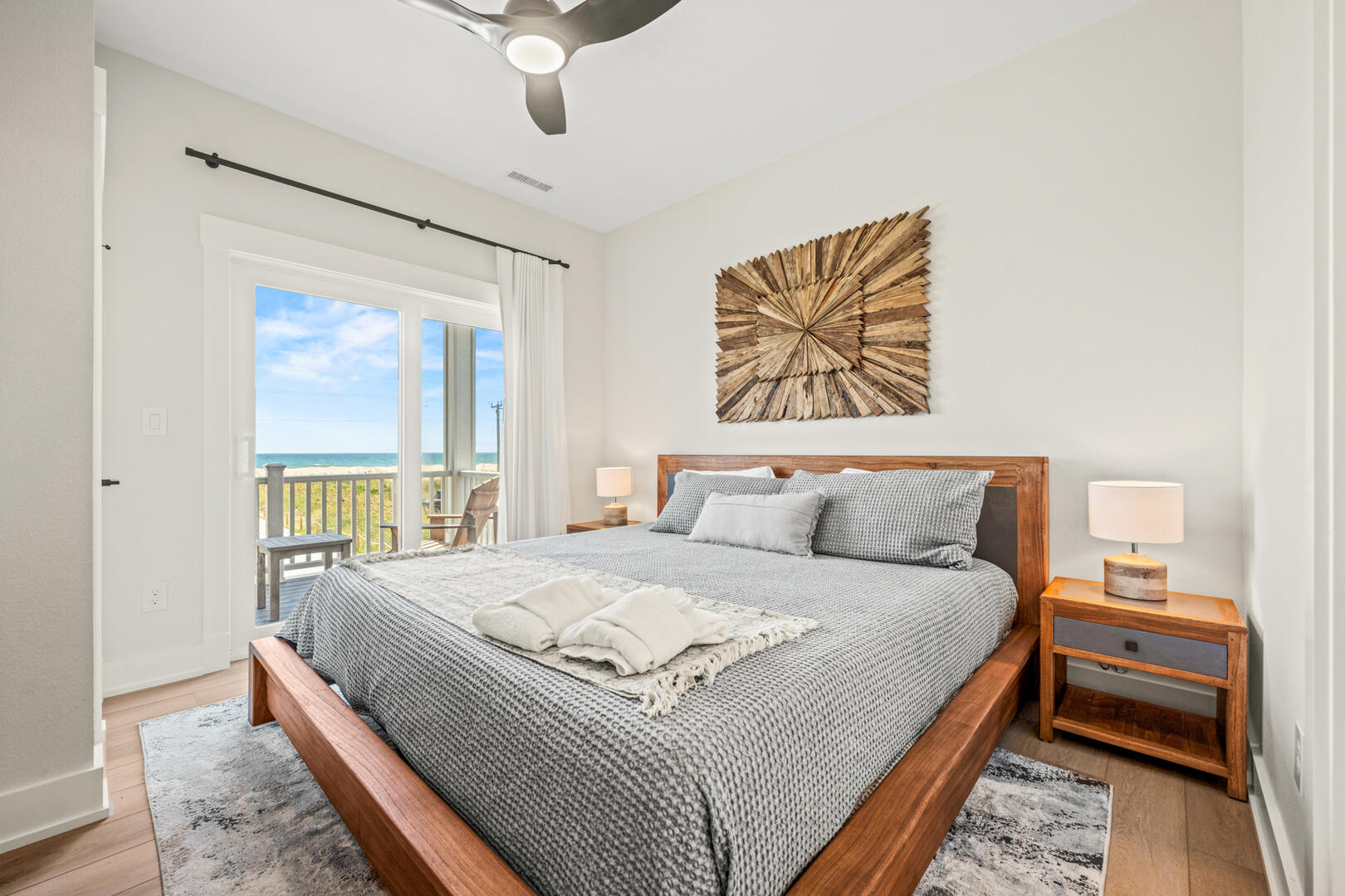 King En Suite with Private Balcony and Ocean Views on Second Level