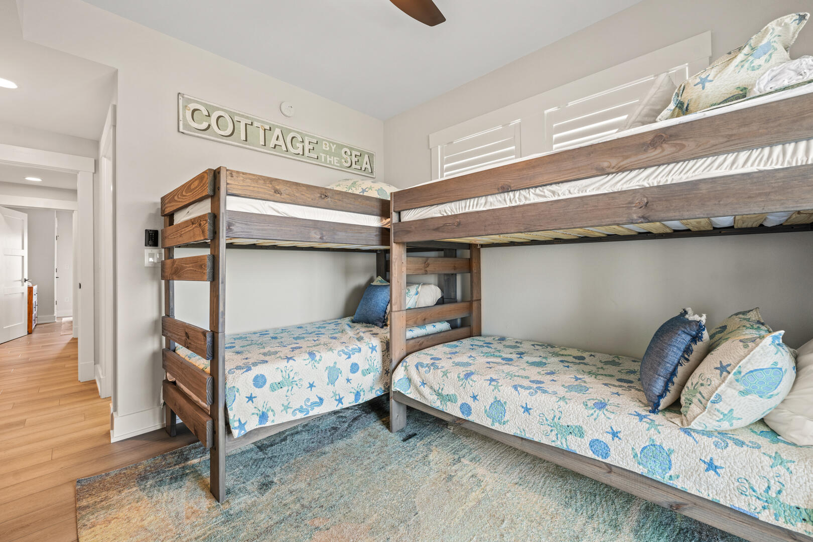 2 Twin Bunk Set En Suite with Balcony Access and Sound View on Second Level