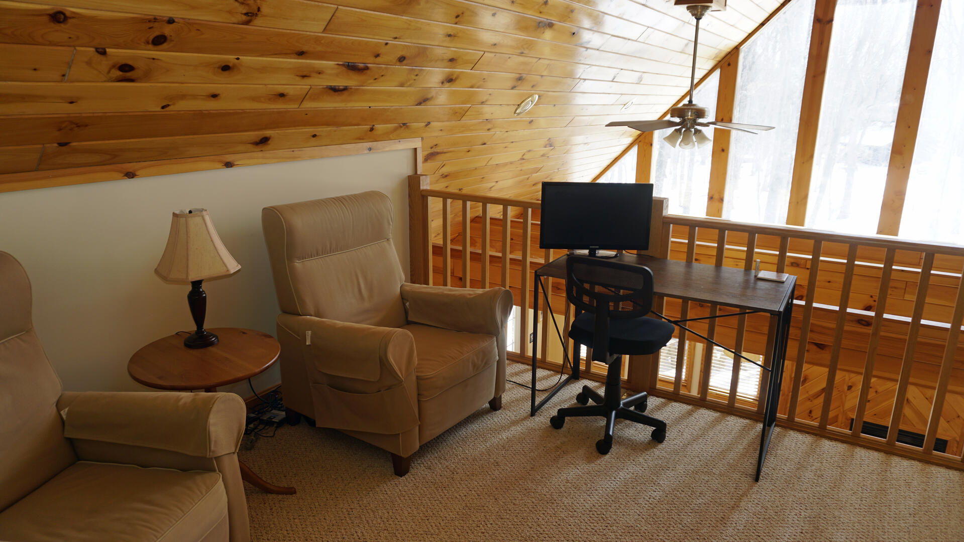 Work Desk with comfortable seating