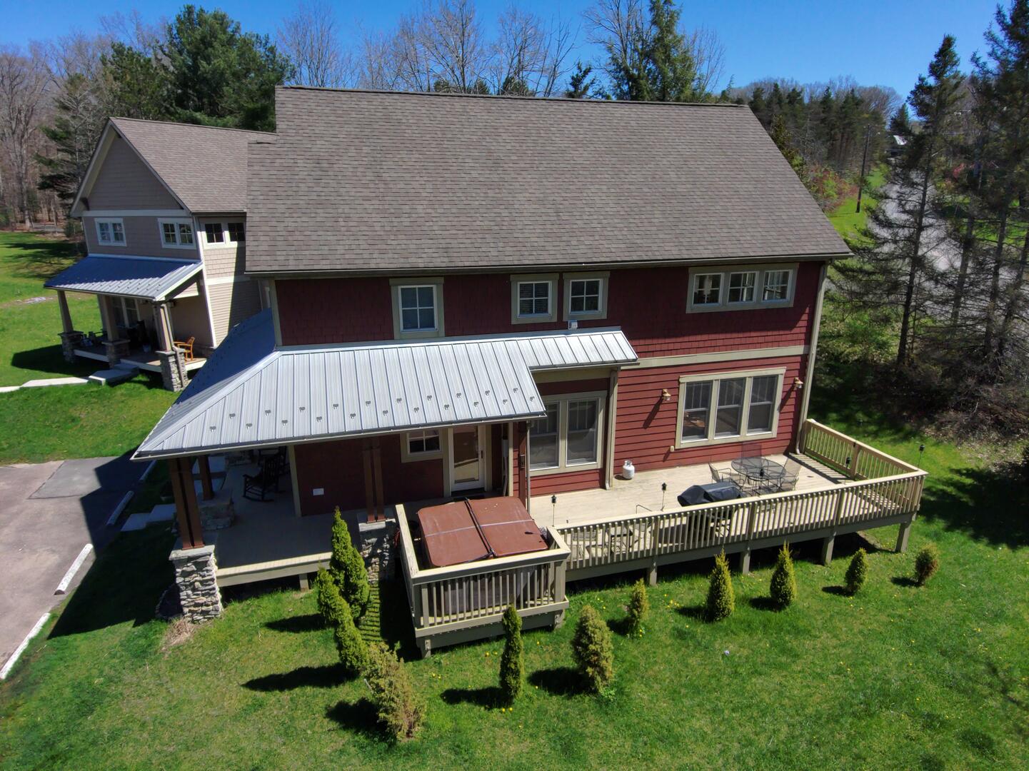 Aerial view of West side