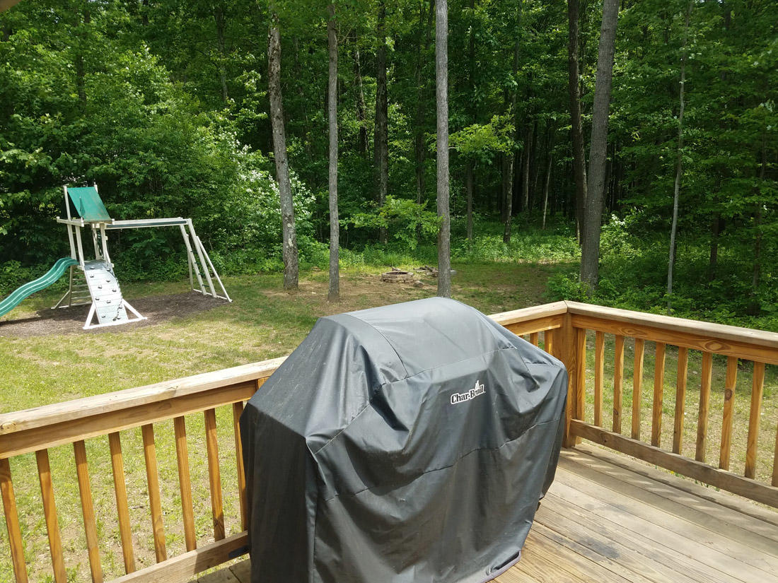back deck. grill