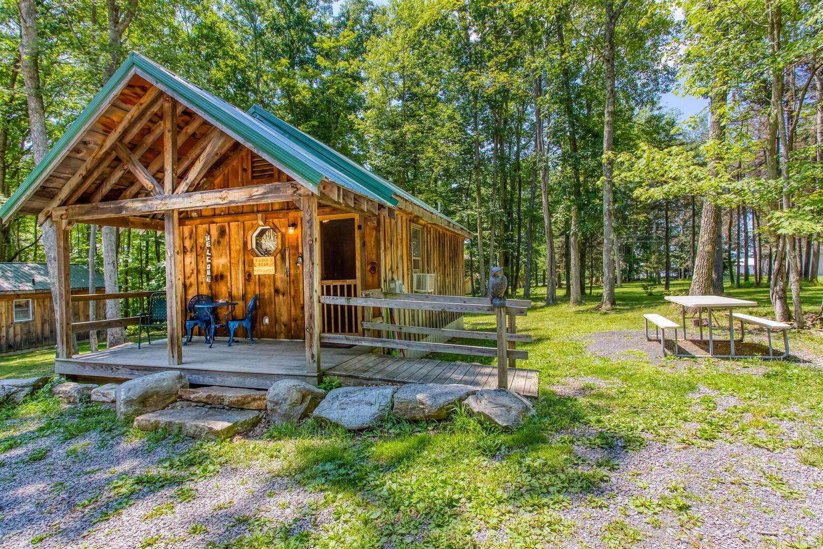 View of East side of Cabin