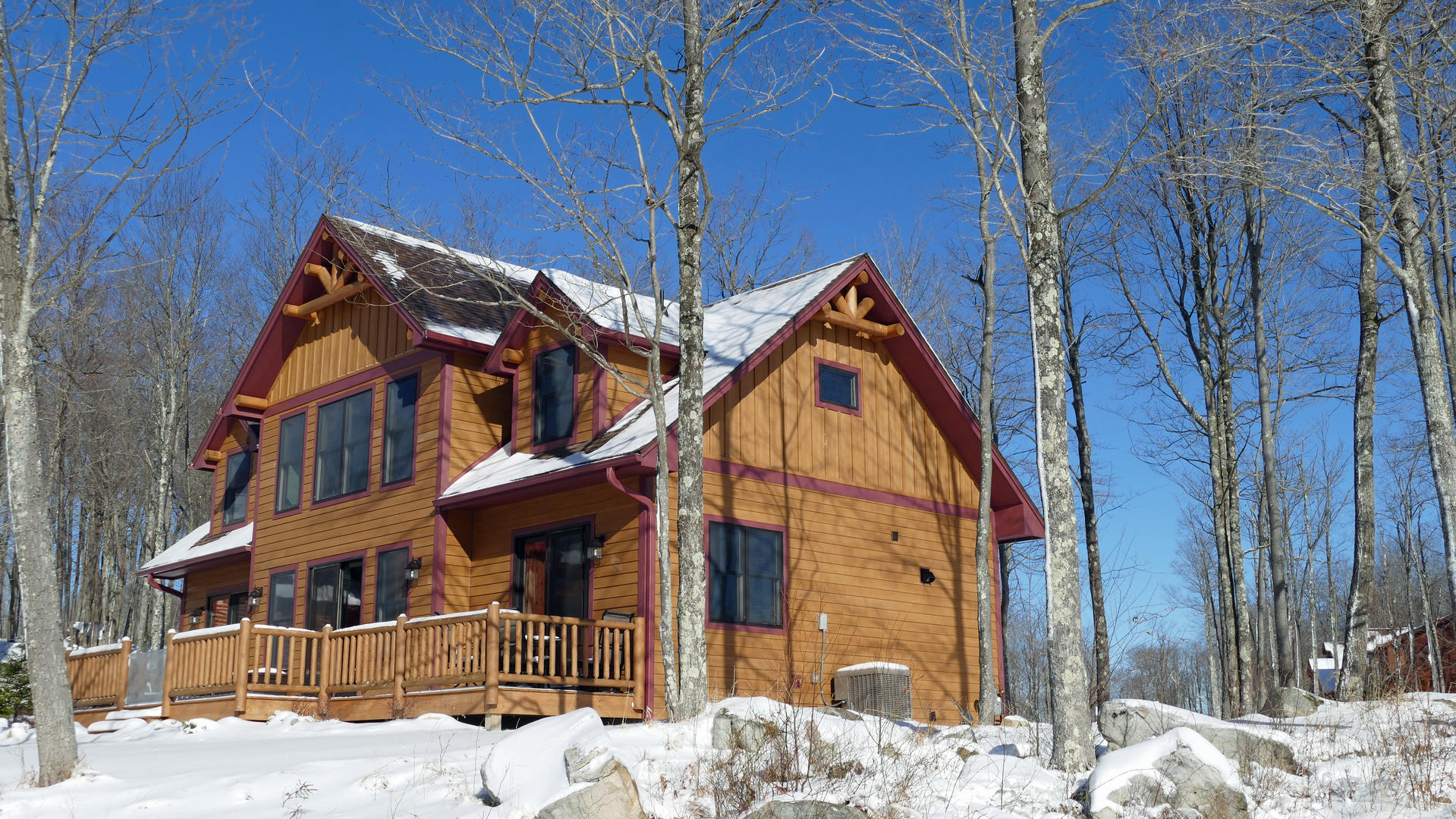 Rear of cabin - Winter