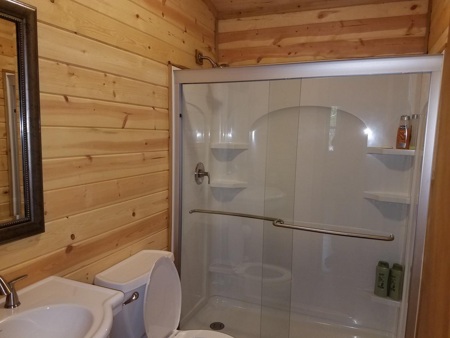 upper level bathroom