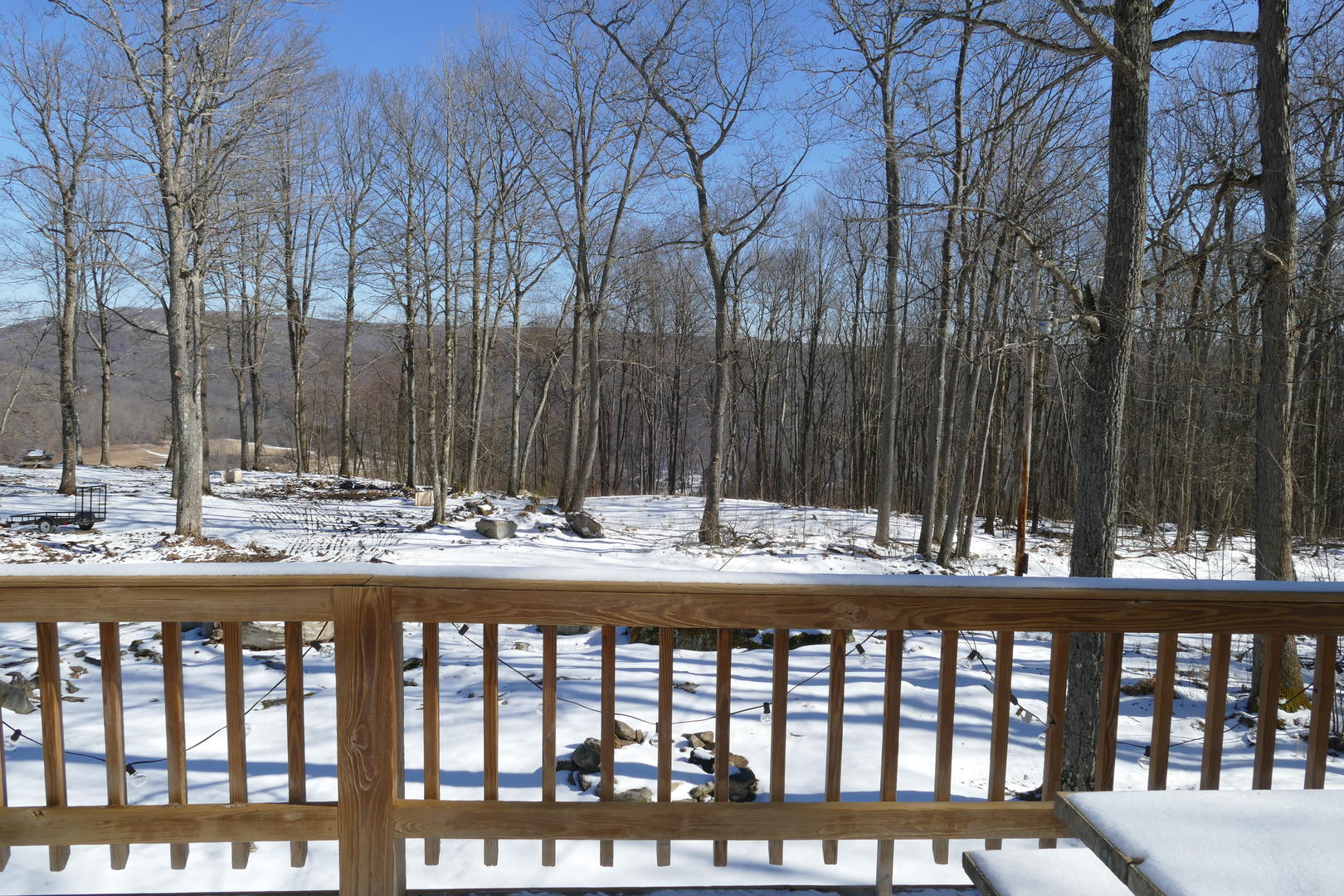 Winter Deck View
