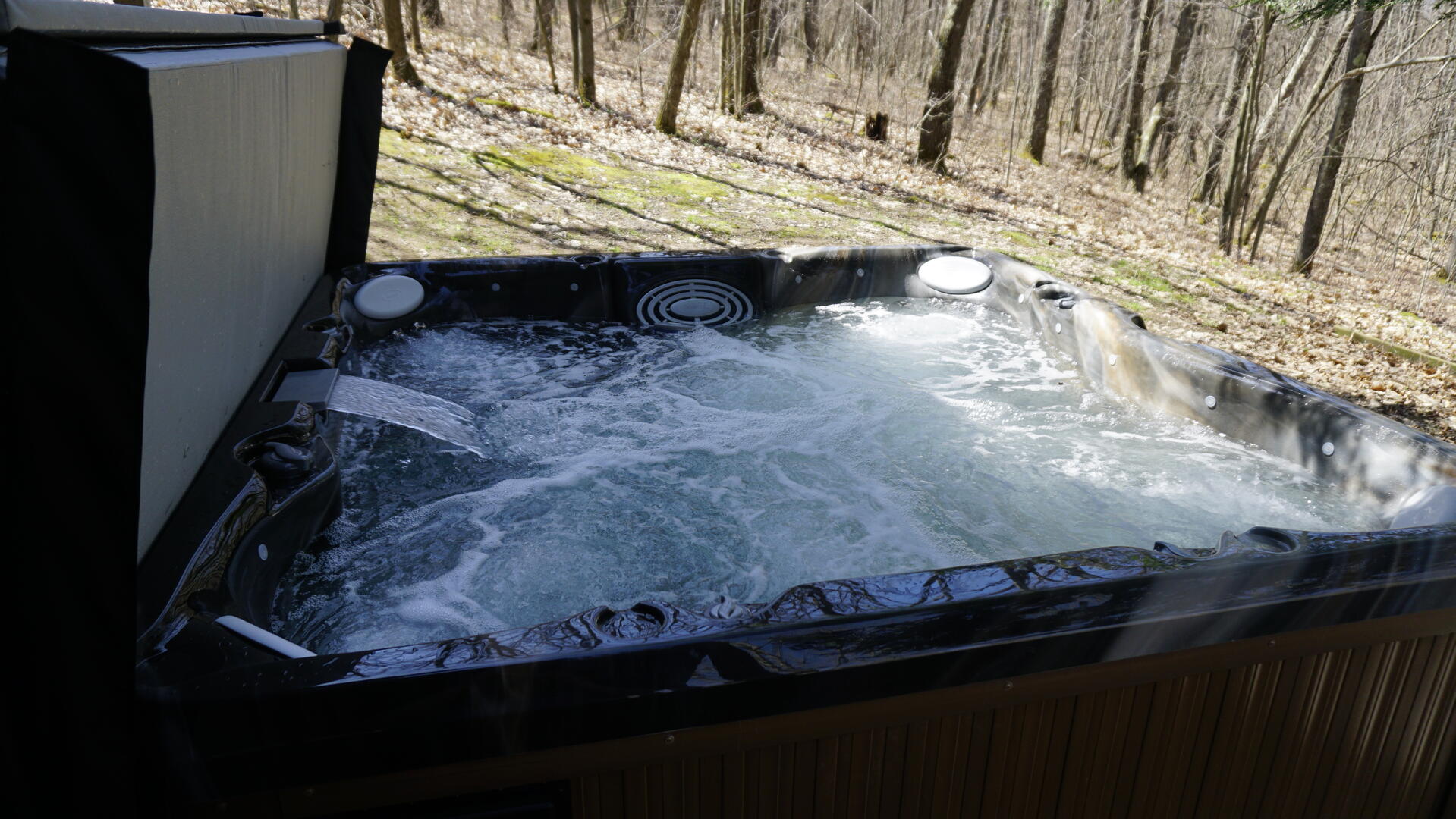 Hot Tub - early Spring