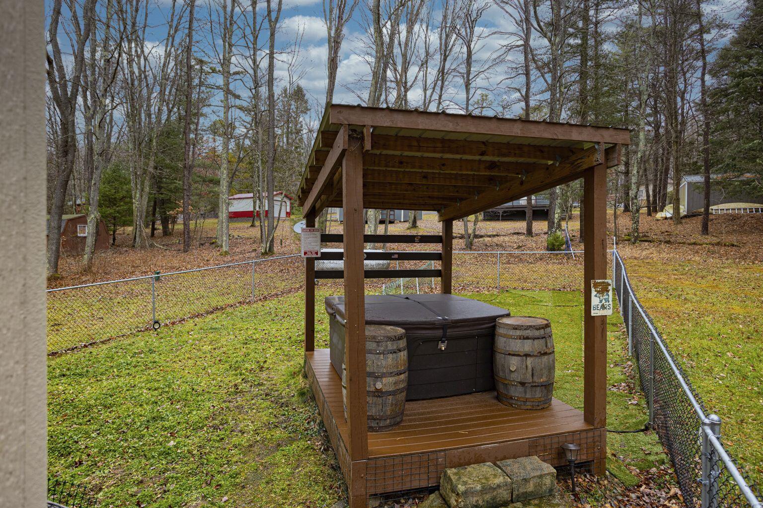 Hot Tub - covered