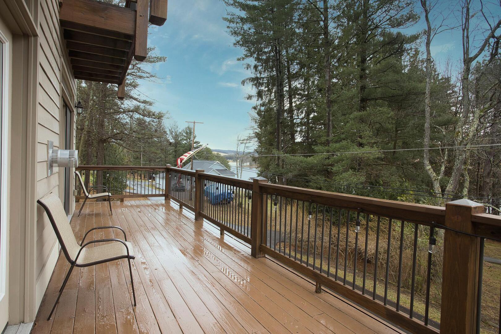 Front deck - early Winter