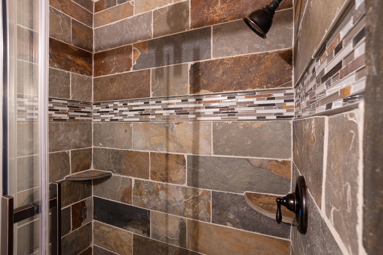 MBA - tiled shower