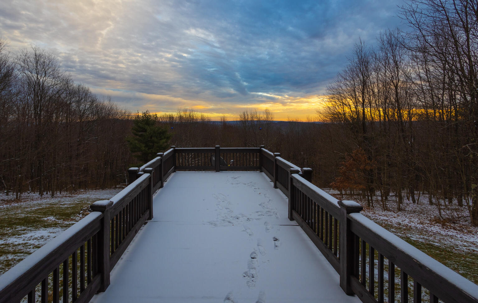 Views from Deck - Winter