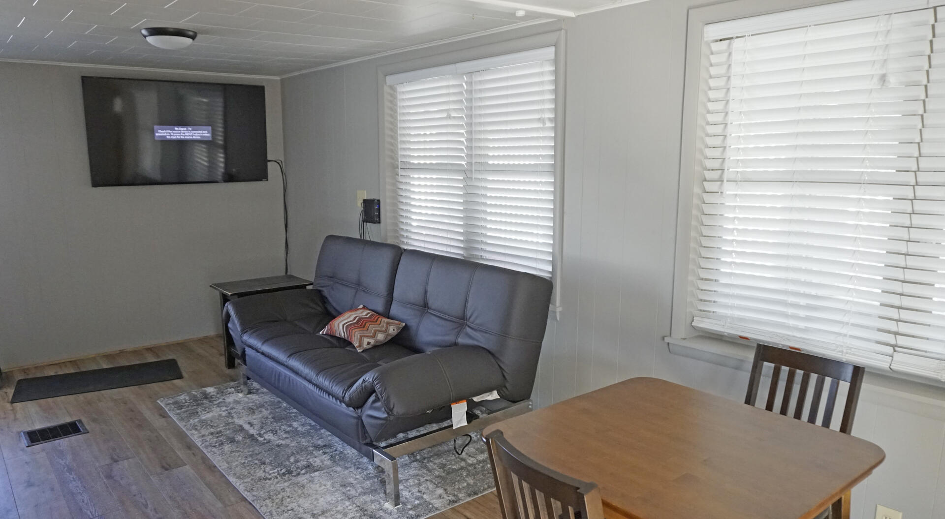 Living Room. Futon. TV