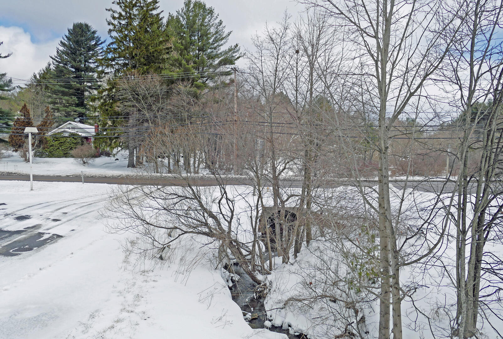 view from front door - winter