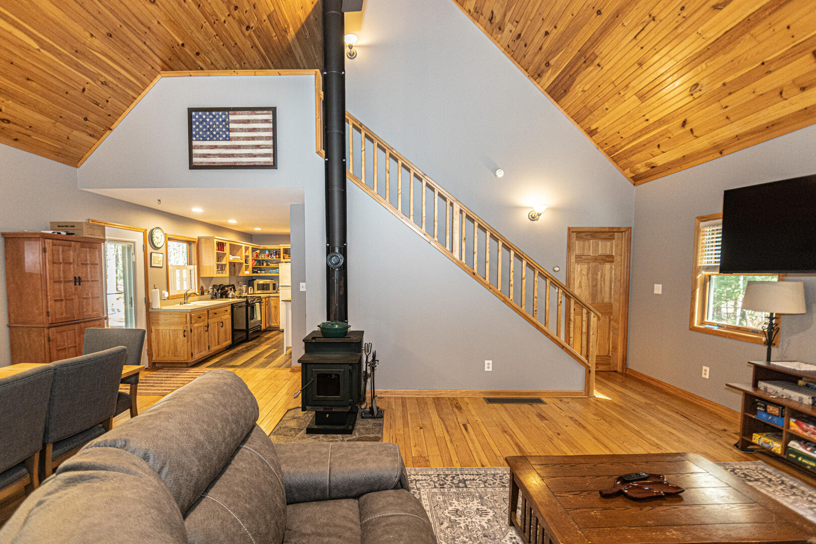 Great Room to kitchen