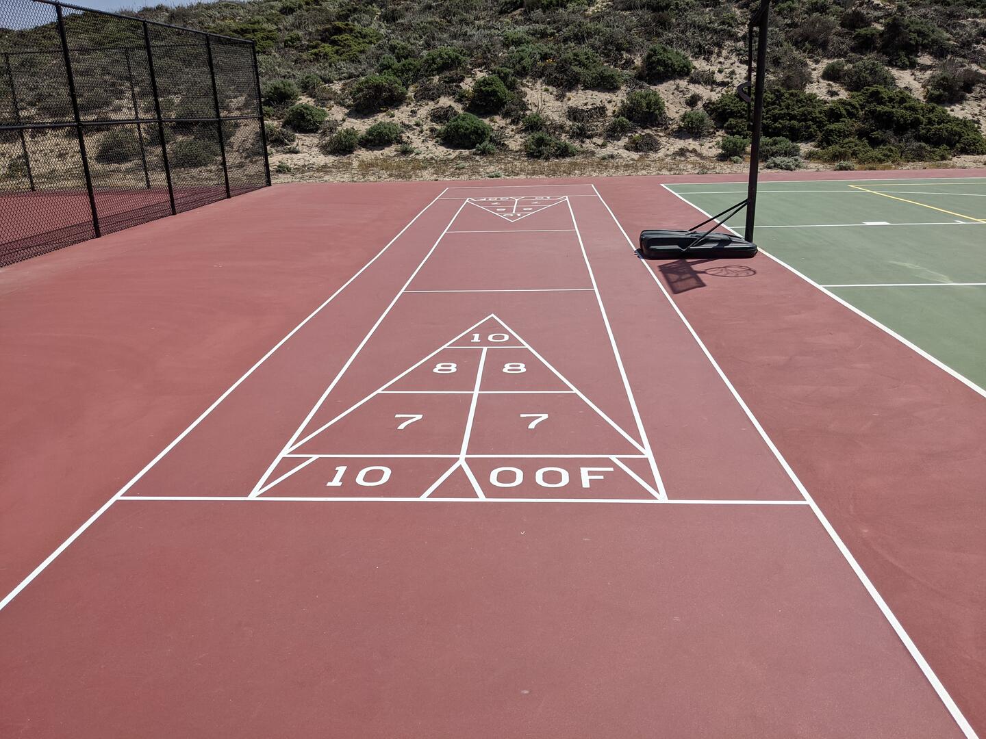 Shuffleboard Court