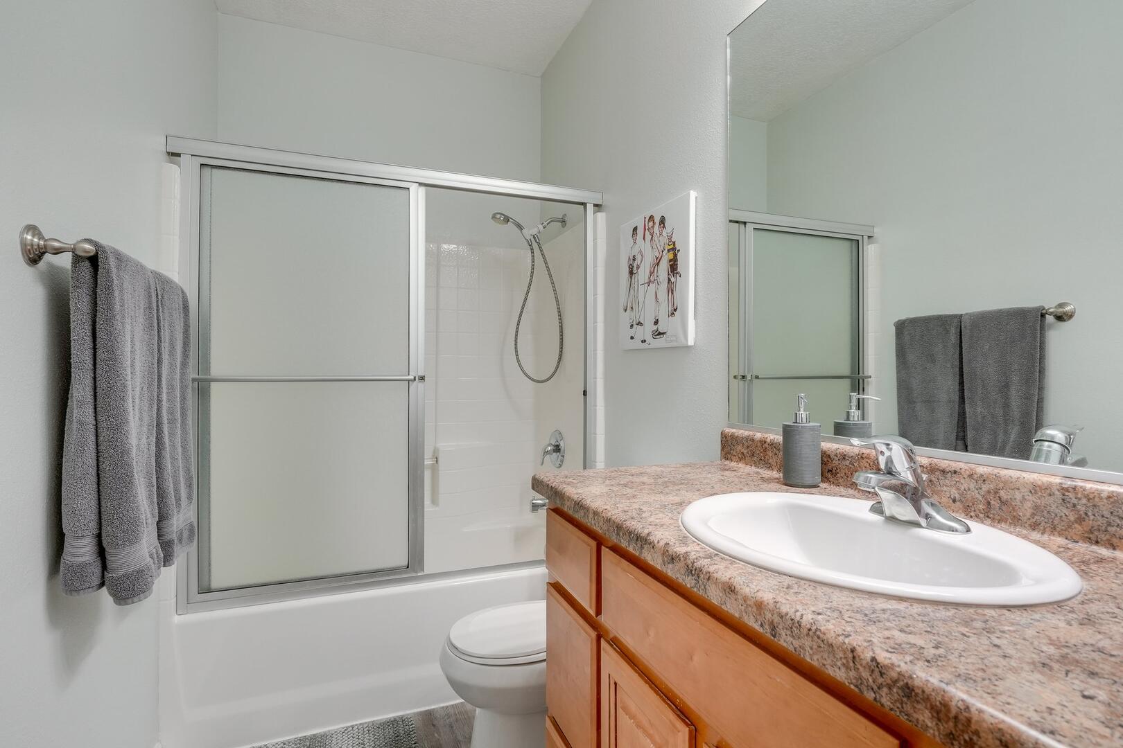Guest Bathroom in Hallway